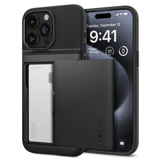 Spigen ACS06728 coque de protection pour téléphones portables 15,5 cm (6.1") Housse Noir