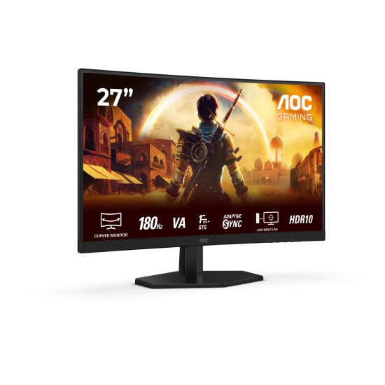 AOC G4 C27G42E écran PC 68,6 cm (27") 1920 x 1080 pixels Full HD LED Noir, Rouge AOC G4 C27G42E écran PC 68,6 cm (27") 1920 x 1080 pixels Full HD LED Noir, Rouge