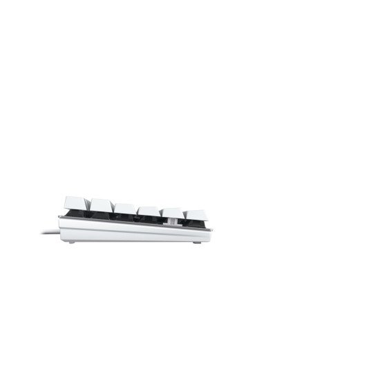 CHERRY KC 200 MX clavier Universel USB QWERTY Anglais Argent, Blanc