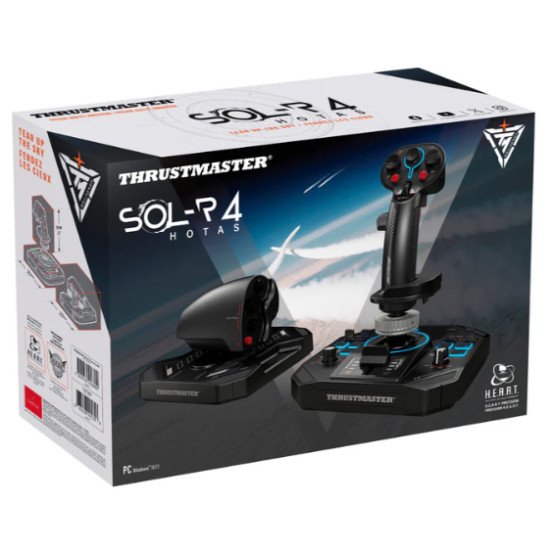 Thrustmaster Sol-R 4 HOTAS Noir USB Joystick + levier de commande du moteur Analogique/Numérique PC