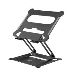 ACT Support pliable pour ordinateur portable en aluminium avec réglage progressif de la hauteur ACT Support pliable pour ordinateur portable en aluminium avec réglage progressif de la hauteur
