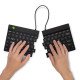 R-Go Tools Split RGOSBUSWLBL clavier Bluetooth QWERTY Anglais américain Noir