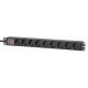 Intellinet Unité de distribution d'alimentation (PDU) 19" 1U à 9 prises EU, avec interrupteur marche/arrêt, montage horizontal, 16 A, prises EU CEE 7/3, câble d'alimentation 2 m, sortie, montage en rack, garantie trois ans