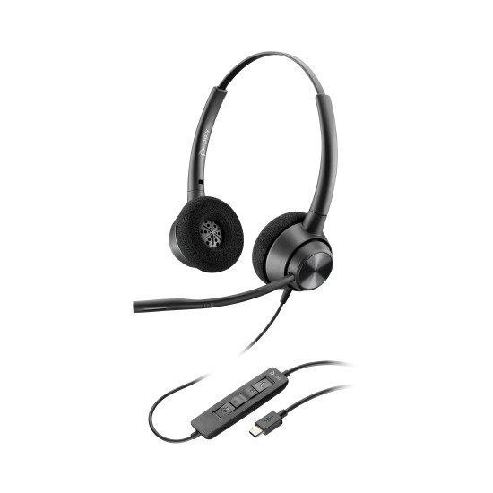 HP Poly Micro-casque binaural Poly EncorePro 320 USB-C TAA