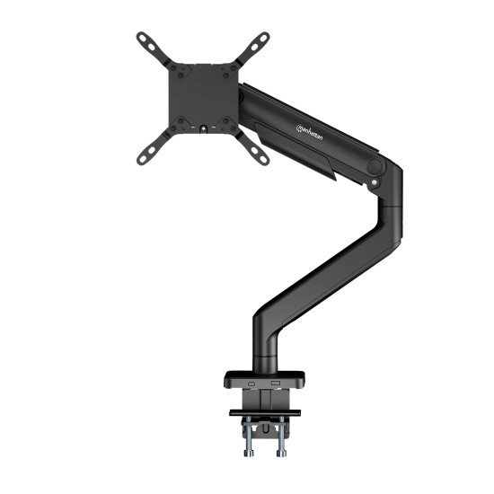 Manhattan Support de bureau pour TV/moniteurs (bras à ressort à Bras articulé), écrans 13" à 42", fixation à l'arrière par pince ou passe-câble, Compatibilité VESA : de 75x75 à 200x200 mm (vérifiez les dimensions des quatre trous de fixation à l