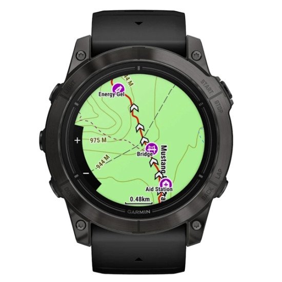 Garmin epix Pro (Gen 2) 3,56 cm (1.4") AMOLED 51 mm Numérique 454 x 454 pixels Écran tactile Noir, Gris Wifi GPS (satellite)