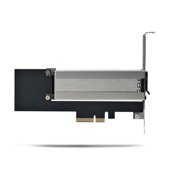 StarTech.com Adaptateur SSD M.2 NVMe vers PCIe x4 avec Plateau Amovible pour Slot d'Extension PCI Express, Carte Adaptateur PCIe, Installation Sans Outil, Baie de Disque Hot-Swap PCIe 4.0/3.0, Verrouillage par Clé