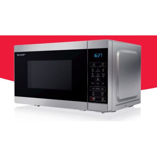 Sharp YC-MS02E-S micro-onde Argent Micro-onde simple Comptoir 20 L 800 W Sharp YC-MS02E-S micro-onde Argent Micro-onde simple Comptoir 20 L 800 W