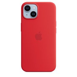 Apple Coque en silicone avec MagSafe pour iPhone 14 - (PRODUCT)RED Apple Coque en silicone avec MagSafe pour iPhone 14 - (PRODUCT)RED