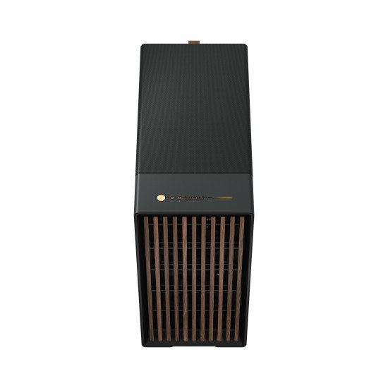 Fractal Design FD-C-NOR1X-02 unité centrale Midi Tower Noir, Charbon de bois