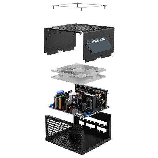 LC-Power LC1000M unité d'alimentation d'énergie 1000 W 20+4 pin ATX ATX Noir