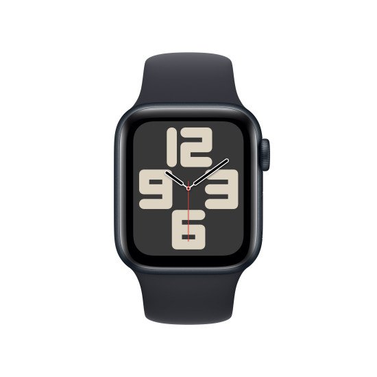 Apple Watch SE OLED 40 mm Numérique 324 x 394 pixels Écran tactile Noir Wifi GPS (satellite)