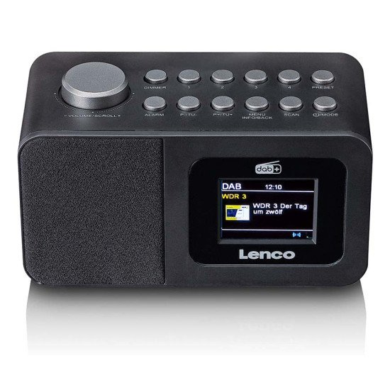 Lenco CR-625BK Portable Analogique et numérique Noir