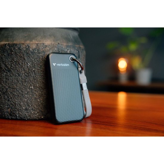 Verbatim 32432 lecteur à circuits intégrés externe 128 Go USB Type-C 3.2 Gen 2 (3.1 Gen 2) Noir, Gris