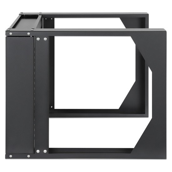 Intellinet Rack réseau mural ouvert 19", 6U, cadre pivotant frontal, montage 2 montants, profondeur 450 mm, livré à plat, noir RAL 9004