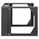 Intellinet Rack réseau mural ouvert 19", 6U, cadre pivotant frontal, montage 2 montants, profondeur 450 mm, livré à plat, noir RAL 9004