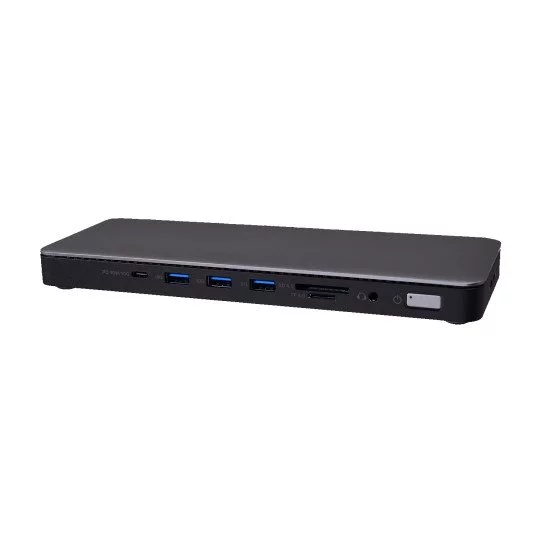 V7 DOCKTB4PT station d'accueil Avec fil Thunderbolt 4 Noir, Argent V7 DOCKTB4PT station d'accueil Avec fil Thunderbolt 4 Noir, Argent