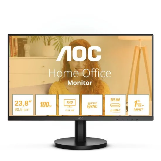 AOC 24B3CA2 écran PC 60,5 cm (23.8") 1920 x 1080 pixels Full HD LED Noir AOC 24B3CA2 écran PC 60,5 cm (23.8") 1920 x 1080 pixels Full HD LED Noir