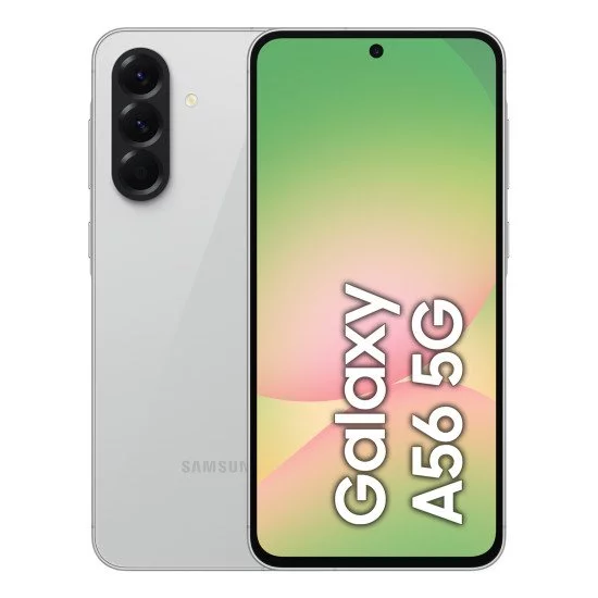 Samsung Galaxy A56 17 cm (6.7") Double SIM Android 15 5G USB Type-C 8 Go 256 Go 5000 mAh Gris clair Samsung Galaxy A56 17 cm (6.7") Double SIM Android 15 5G USB Type-C 8 Go 256 Go 5000 mAh Gris clair