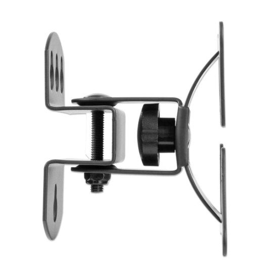Manhattan Support mural pivotant pour TV/moniteurs (inclinaison + pivot), écrans 13" à 27", Compatibilité VESA : 75x75 et 100x100 mm (vérifiez les dimensions des quatre trous de fixation à l'arrière), charge max. 30 kg