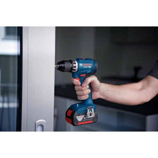 Bosch GSR 18V-45 1900 tr/min 900 g Noir, Bleu, Rouge