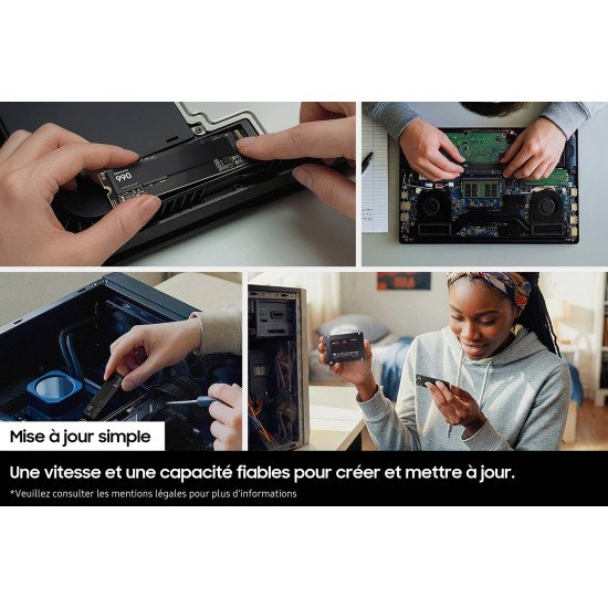 Samsung SSD Interne 990 NVMe™ PCIe® 4.0 2To