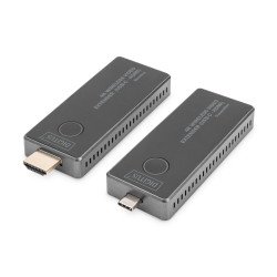Digitus Kit d'extension vidéo sans fil 4K, 30 m (USB-C - HDMI), 4K/30Hz