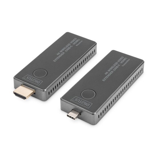 Digitus Kit d'extension vidéo sans fil 4K, 30 m (USB-C - HDMI), 4K/30Hz