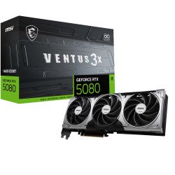 MSI VENTUS GeForce RTX5080 16G 3X OC NVIDIA GeForce RTX 5080 16 Go GDDR7