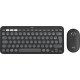 Logitech Pebble 2 Combo clavier Souris incluse RF sans fil + Bluetooth AZERTY Français Graphite