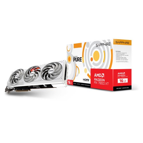 Sapphire PURE Radeon RX 7800 XT AMD 16 Go GDDR6