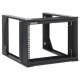 Intellinet Rack réseau mural ouvert 19", 6U, cadre pivotant frontal, montage 2 montants, profondeur 450 mm, livré à plat, noir RAL 9004