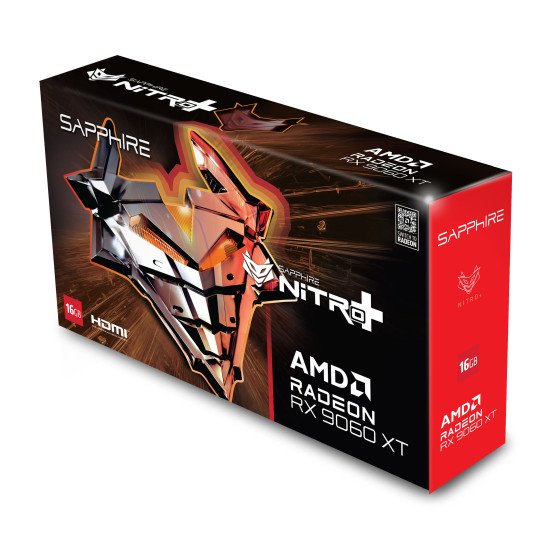 Sapphire NITRO+ AMD Radeon RX 9060 XT GPU 8 Go GDDR6