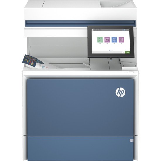 HP Imprimante multifonction Color LaserJet Enterprise 6800dn, Impression, copie, numérisation, télécopie (en option), Chargeur automatique de documents; Bacs haute capacité en option; Écran tactile; Cartouche TerraJet