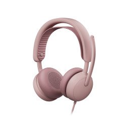 Logitech 981-001616 casque Avec fil Arceau Appels/Musique USB Type-C / USB Type-A Rose
