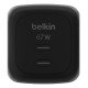 Belkin WCH020kqBK Universel Noir Secteur Charge rapide Intérieure