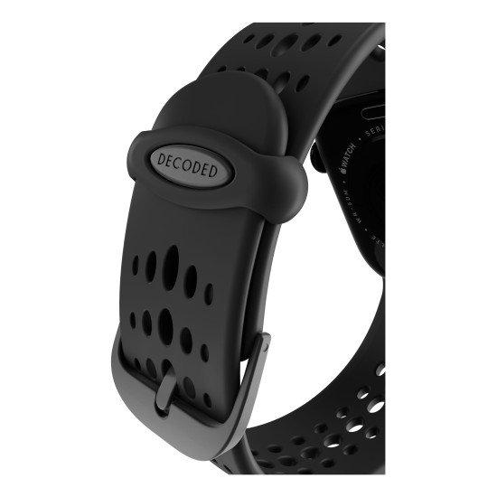 Decoded Ares O Watch Band Bande Noir Silicone