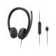 Lenovo 4XD1P83425 casque Avec fil Arceau Appels/Musique USB Type-A Noir