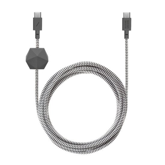 Native Union Anchor câble USB 1,8 m USB C Noir, Blanc