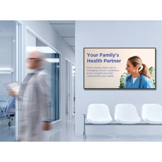 Viewsonic CDE8631-1C Écran d'affichage dynamique Écran plat de signalisation numérique 2,18 m (86") LCD Wifi 500 cd/m² 4K Ultra HD Noir Intégré dans le processeur Android 14 24/7