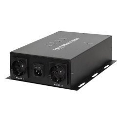 LogiLink PDU4S01 unité de distribution d'énergie 4 sortie(s) CA Noir