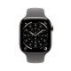 Apple Watch Series 11 OLED 46 mm Numérique 416 x 496 pixels Écran tactile 5G Titane Wifi GPS (satellite)