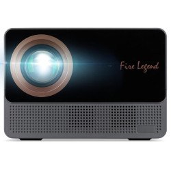 Acer QF18s Projecteur à focale standard 800 ANSI lumens LCD 1080p (1920x1080) Noir, Gris