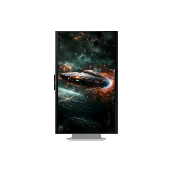 Samsung G90XF écran PC 68,6 cm (27") 3840 x 2160 pixels 4K Ultra HD LCD Argent