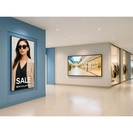 Viewsonic CDE5514-2C Écran d'affichage dynamique Écran plat de signalisation numérique 139,7 cm (55") LCD Wifi 500 cd/m² 4K Ultra HD Noir Intégré dans le processeur Android 14 24/7