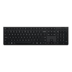 Lenovo 4Y41R64506 clavier maison/bureau RF sans fil + Bluetooth Belge, Français Noir