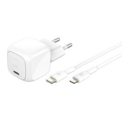 Belkin WCA008KQ1MWH-B5 chargeur d'appareils mobiles Universel Blanc Secteur Charge rapide Intérieure