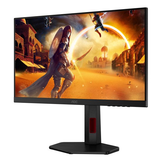 AOC G4 24G4ZR écran PC 60,5 cm (23.8") 1920 x 1080 pixels Full HD LED Noir, Rouge