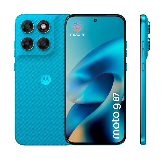 Motorola moto g87 17,2 cm (6.78") Double SIM hybride Android 16.0 5G USB Type-C 8 Go 256 Go 5200 mAh Bleu