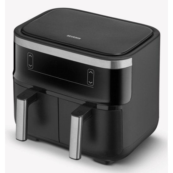 Severin FR 2463 Double 8 L Autonome 2600 W Friteuse d'air chaud Noir